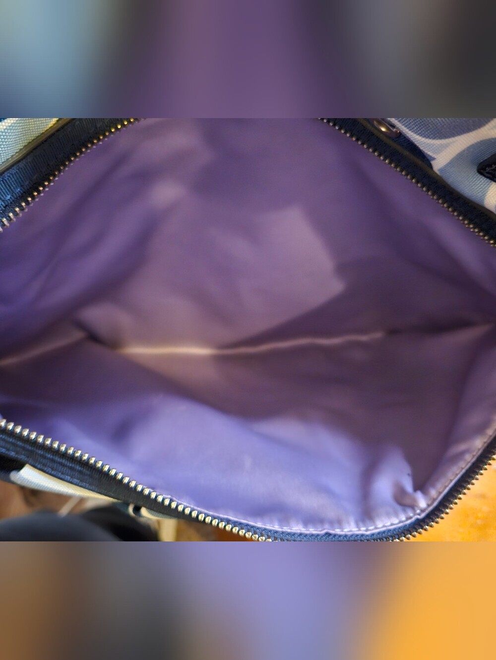 Coach Poppy Glam Tote in Denim - Picture 9 of 13